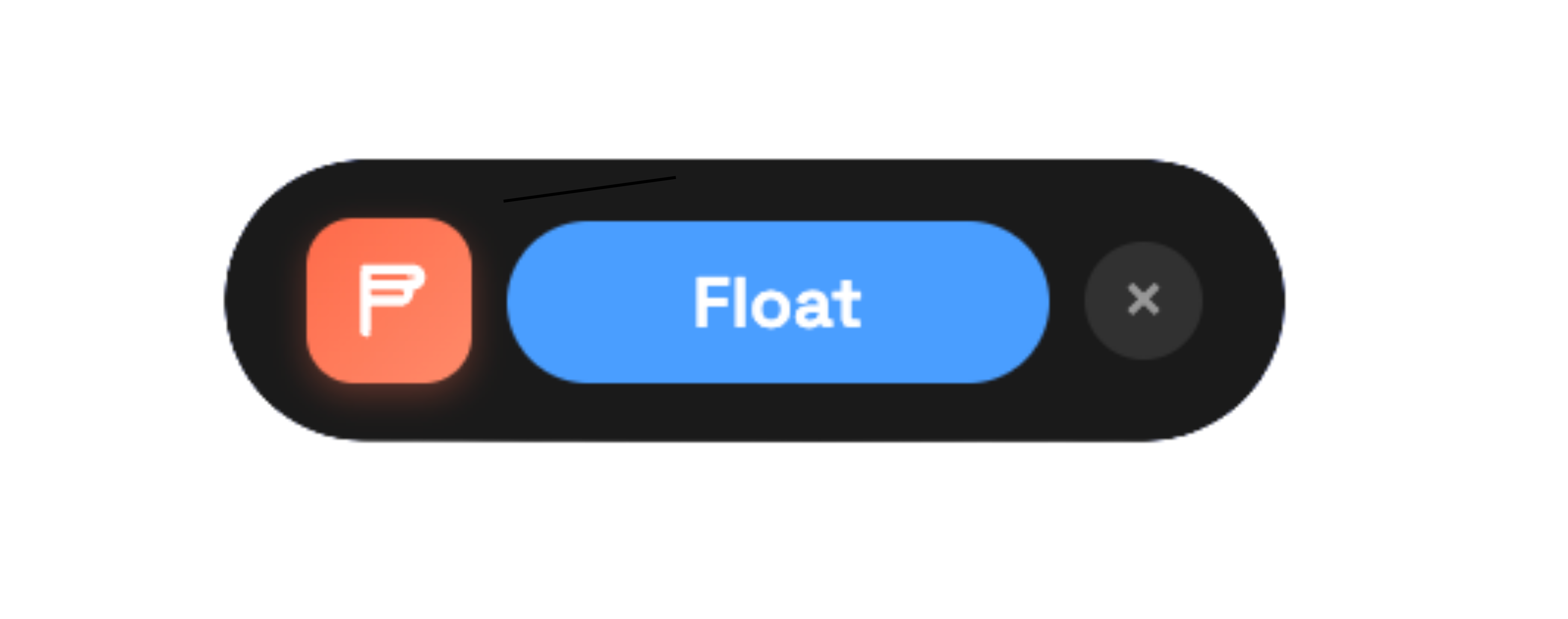 Float pill interface
